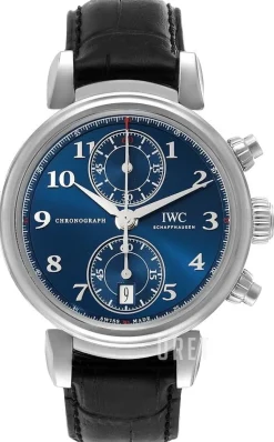 Da Vinci Blå/Läder Ø42 mm