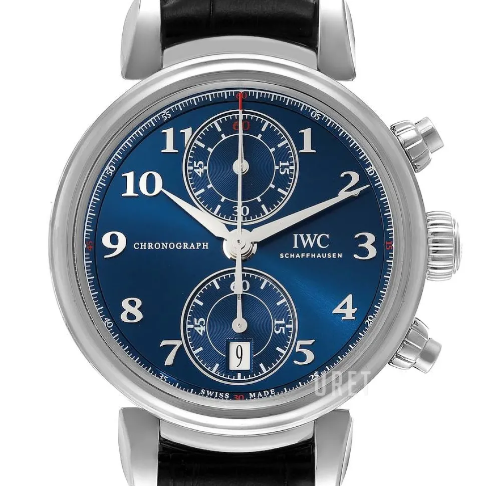 Da Vinci Blå/Läder Ø42 mm