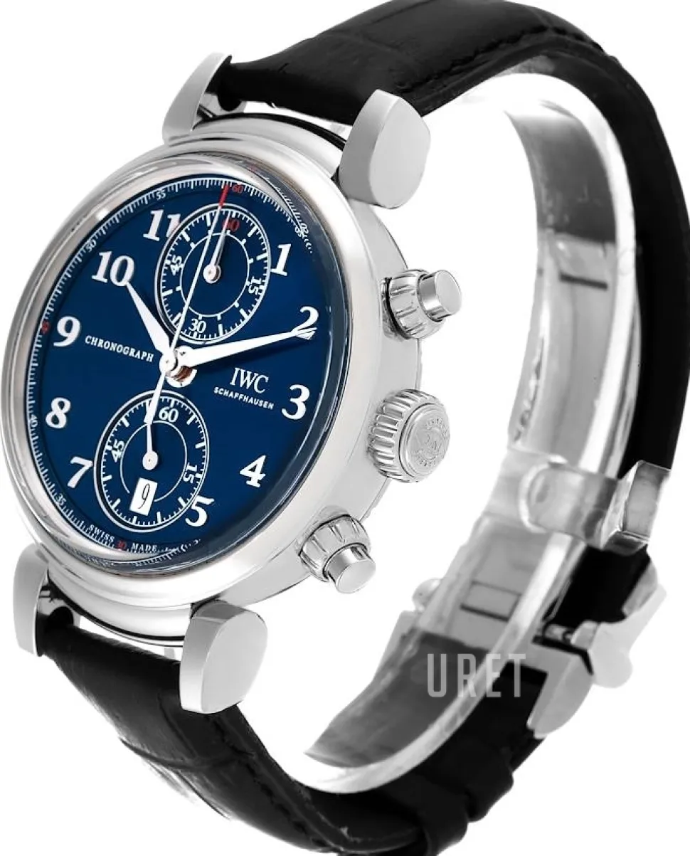 Da Vinci Blå/Läder Ø42 mm