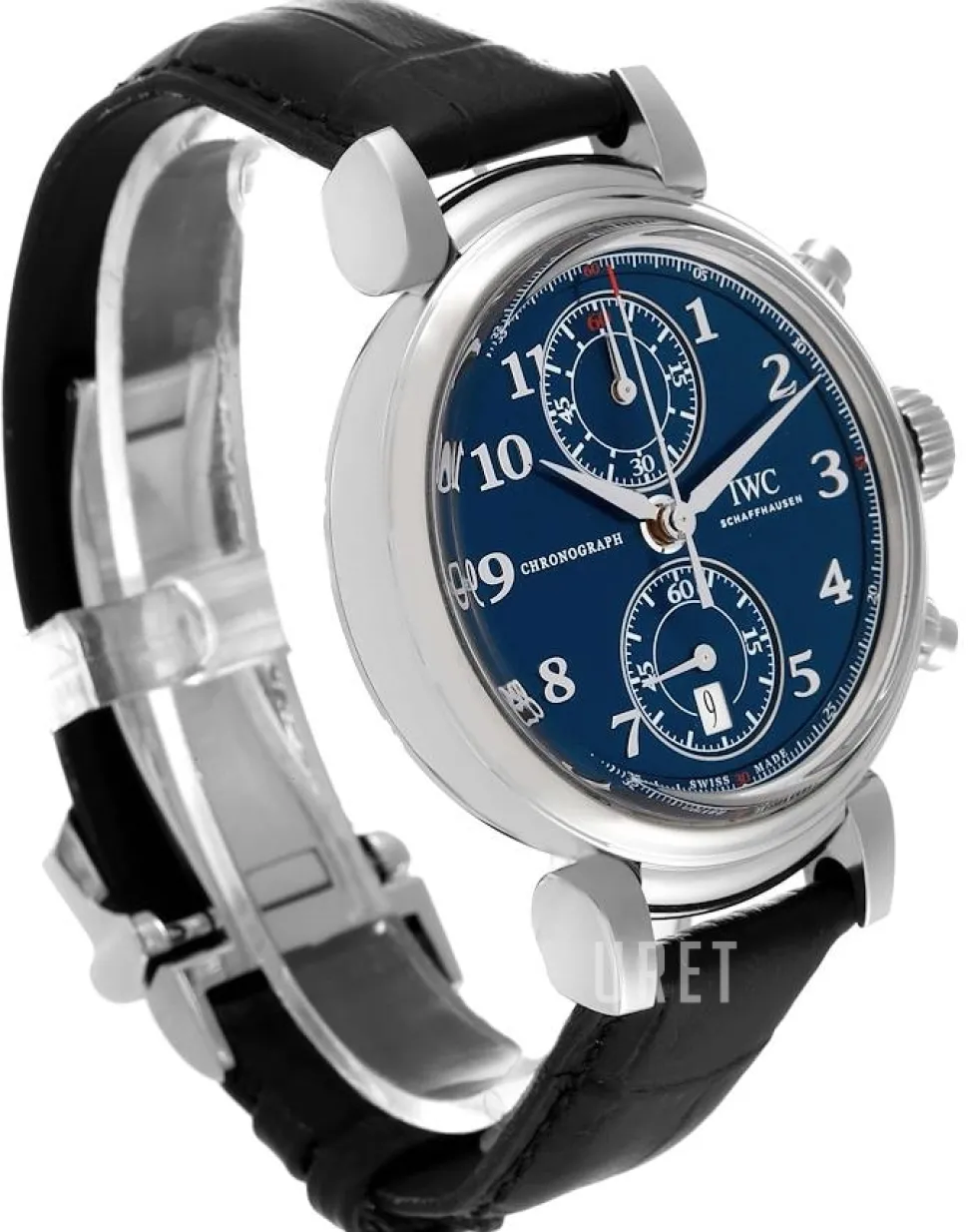 Da Vinci Blå/Läder Ø42 mm