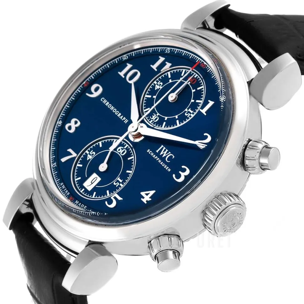 Da Vinci Blå/Läder Ø42 mm