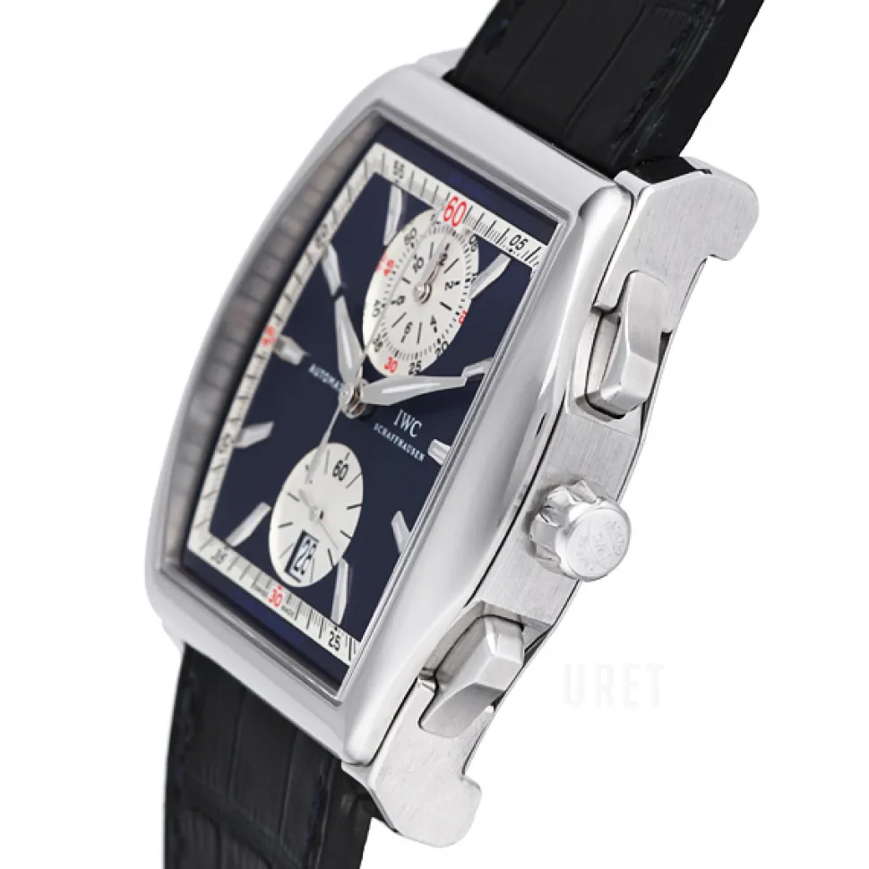 Da Vinci Blå/Läder 43.1x51 mm