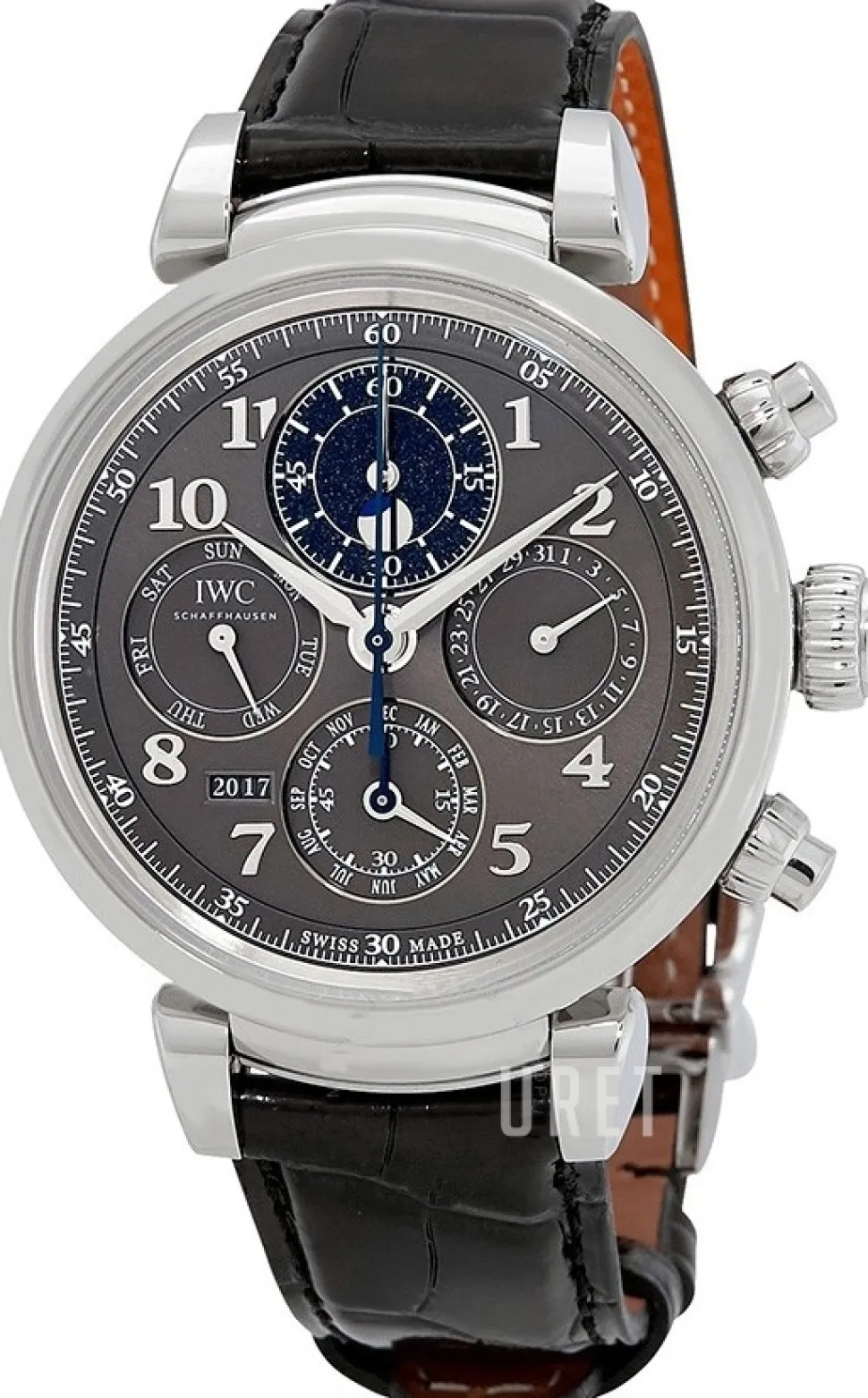 Da Vinci Grå/Läder Ø43 mm