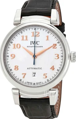 Da Vinci Silverfärgad/Läder Ø40 mm