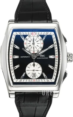 Da Vinci Svart/Läder 51x43 mm