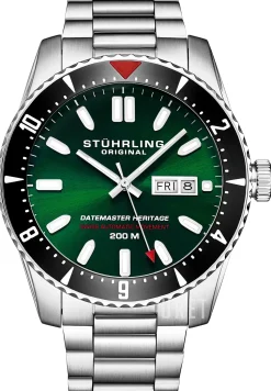 Datemaster Heritage Grön/Stål Ø44 mm