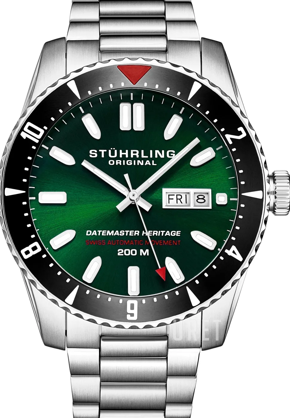 Datemaster Heritage Grön/Stål Ø44 mm