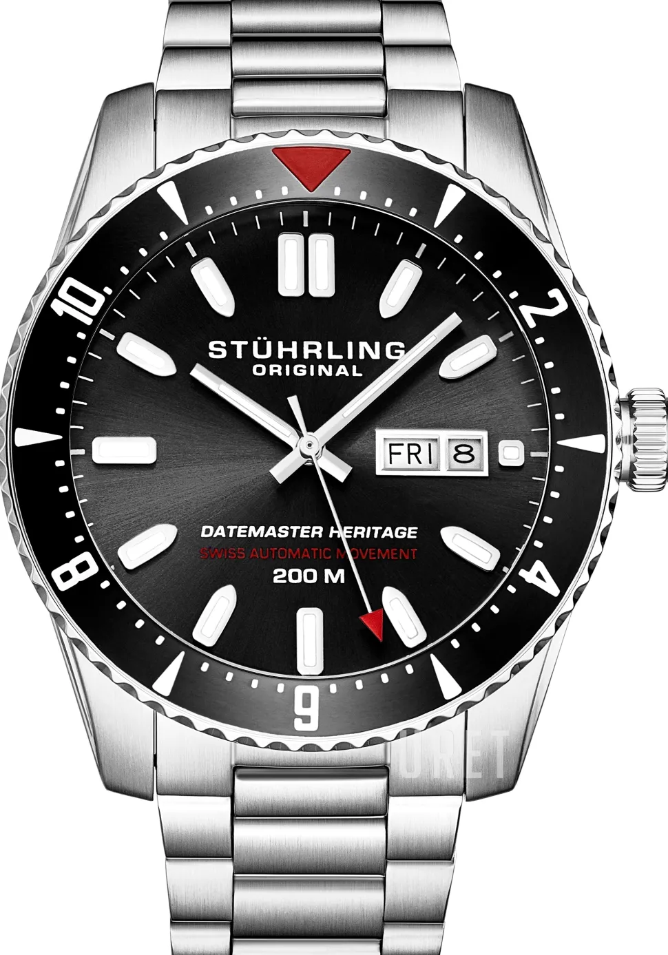 Datemaster Heritage Svart/Stål Ø44 mm