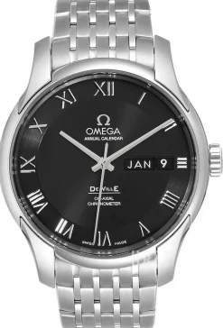 De Ville Co-Axial Annual Calendar 41mm Svart/Stål Ø41 mm