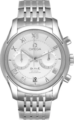 De Ville Co-Axial Chronograph 42mm Silverfärgad/Stål Ø42 mm