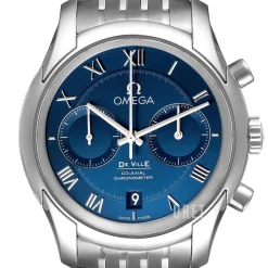 De Ville Co-Axial Chronograph 42mm Blå/Stål Ø42 mm