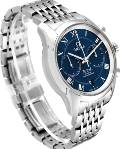 De Ville Co-Axial Chronograph 42mm Blå/Stål Ø42 mm