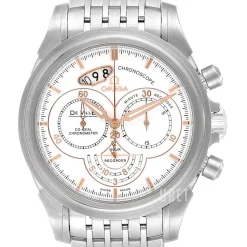 De Ville Co-Axial Chronoscope Vit/Stål Ø41 mm