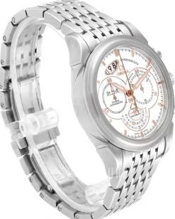 De Ville Co-Axial Chronoscope Vit/Stål Ø41 mm