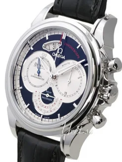 De Ville Co-Axial Chronoscope Svart/Läder Ø41 mm