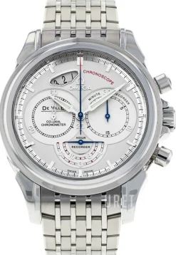 De Ville Co-Axial Chronoscope Silverfärgad/Stål Ø41 mm