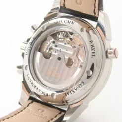 De Ville Co-Axial Rattrapante Svart/Läder Ø41 mm