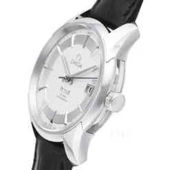 De Ville Hour Vision Co-Axial 41mm Silverfärgad/Läder Ø41 mm