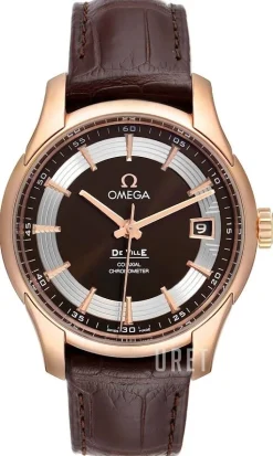 De Ville Hour Vision Co-Axial 41mm Brun/Läder Ø41 mm