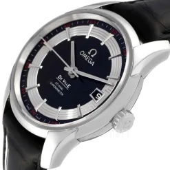 De Ville Hour Vision Co-Axial 41mm Svart/Läder Ø41 mm