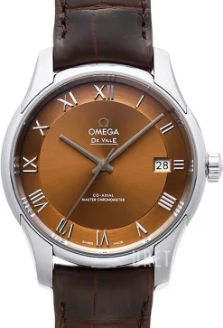 De Ville Hour Vision Co-Axial Master Chronometer 41mm Brun/Läder Ø41 mm