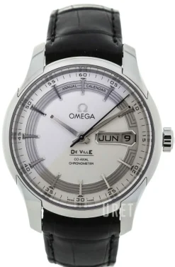 De Ville Hour Vision Co-Axial Annual Calendar 41mm Silverfärgad/Läder Ø41 mm
