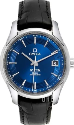 De Ville Hour Vision Co-Axial 41mm Blå/Läder Ø41 mm