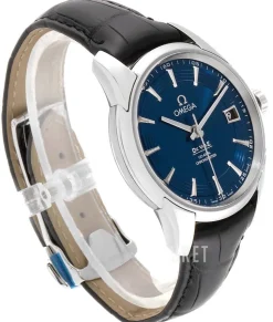 De Ville Hour Vision Co-Axial 41mm Blå/Läder Ø41 mm