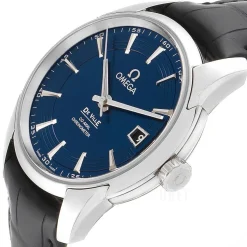 De Ville Hour Vision Co-Axial 41mm Blå/Läder Ø41 mm