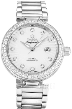 De Ville Ladymatic Co-Axial 34mm Vit/Stål Ø34 mm