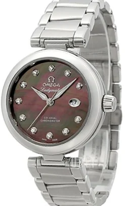 De Ville Ladymatic Co-Axial 34mm Svart/Stål Ø34 mm