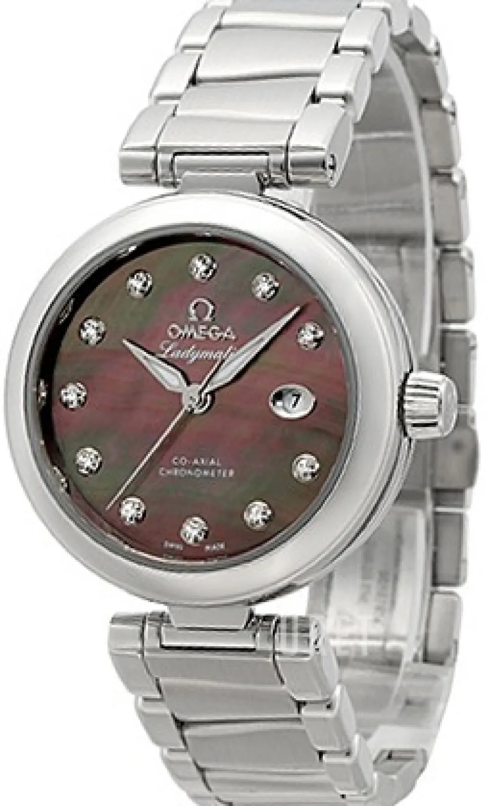 De Ville Ladymatic Co-Axial 34mm Svart/Stål Ø34 mm