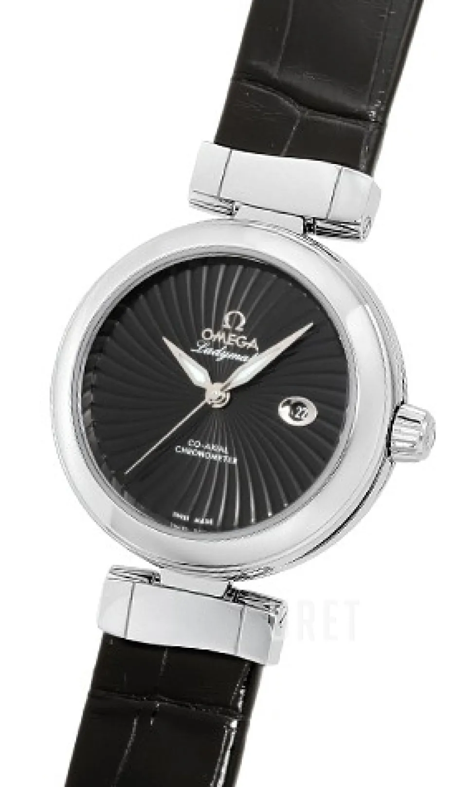 De Ville Ladymatic Co-Axial 34mm Svart/Läder Ø34 mm