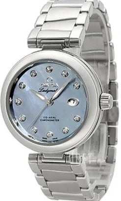 De Ville Ladymatic Co-Axial 34mm Blå/Stål Ø34 mm