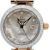 De Ville Ladymatic Co-Axial 34mm Vit/18 karat roséguld Ø34 mm