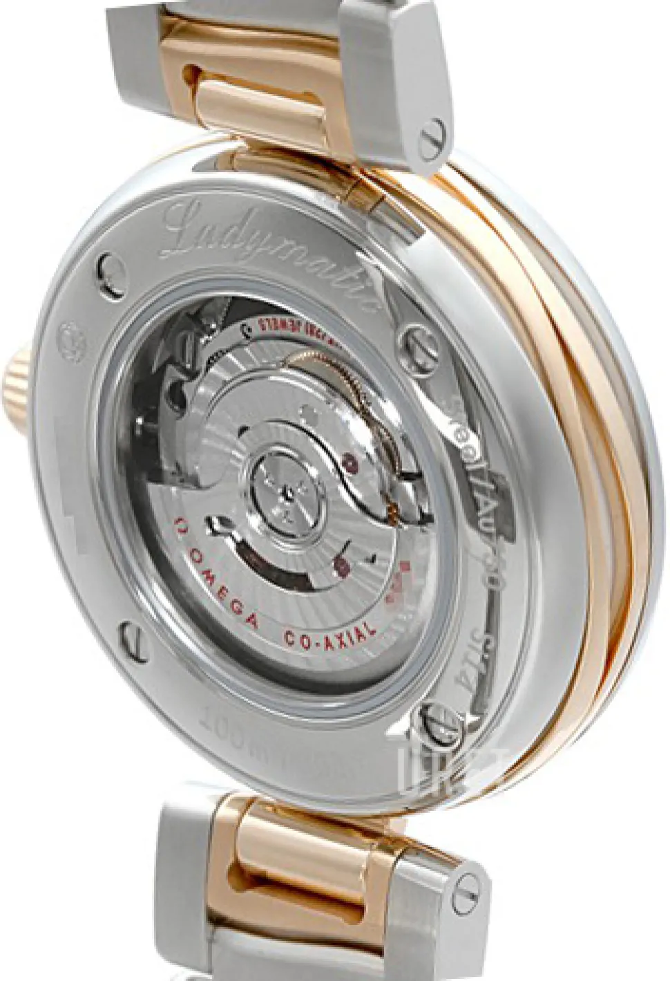 De Ville Ladymatic Co-Axial 34mm Vit/18 karat roséguld Ø34 mm