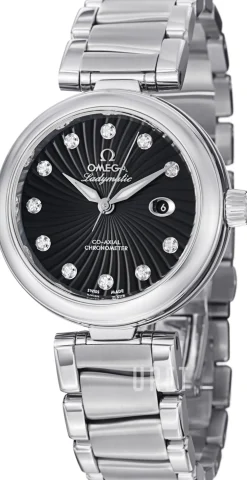 De Ville Ladymatic Co-Axial 34mm Svart/Stål Ø34 mm