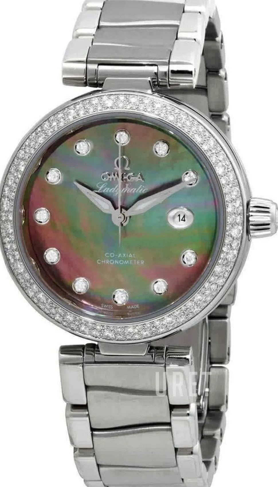 De Ville Ladymatic Co-Axial 34mm Svart/Stål Ø34 mm