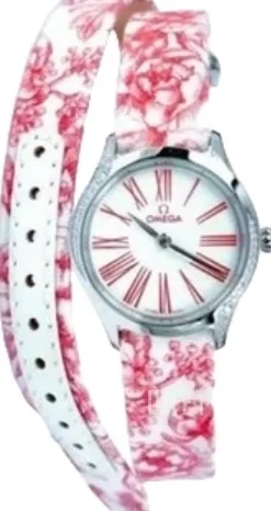 De Ville Mini Tresor Vit/Läder Ø26 mm