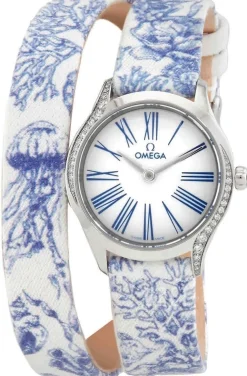 De Ville Mini Tresor Vit/Läder Ø26 mm