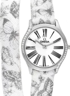 De Ville Mini Tresor Vit/Läder Ø26 mm