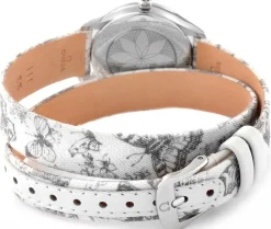 De Ville Mini Tresor Vit/Läder Ø26 mm