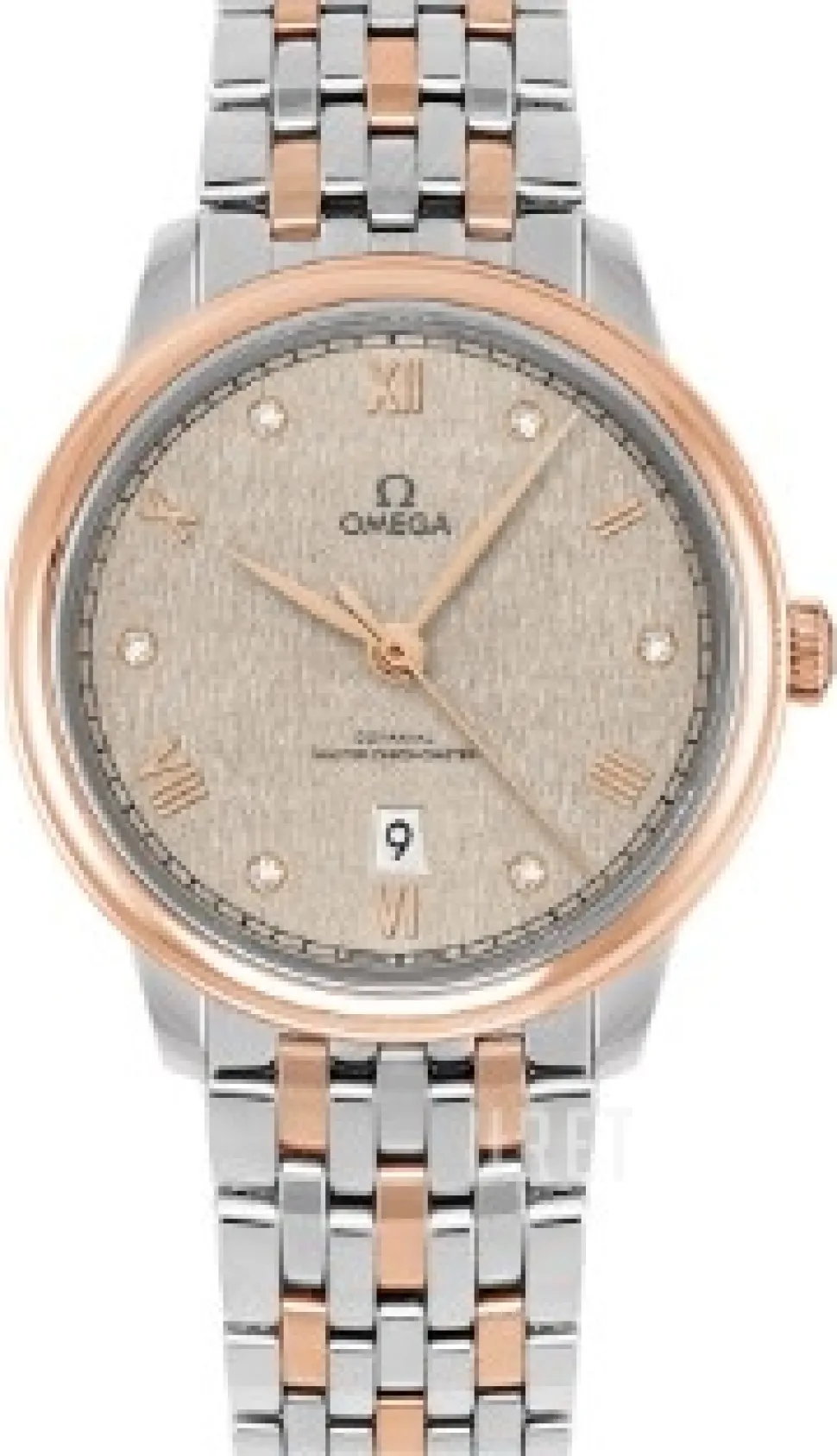 De Ville Prestige Beige/18 karat roséguld Ø40 mm