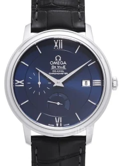 De Ville Prestige Co-Axial Power Reserve 39.5mm Blå/Läder Ø39.5 mm