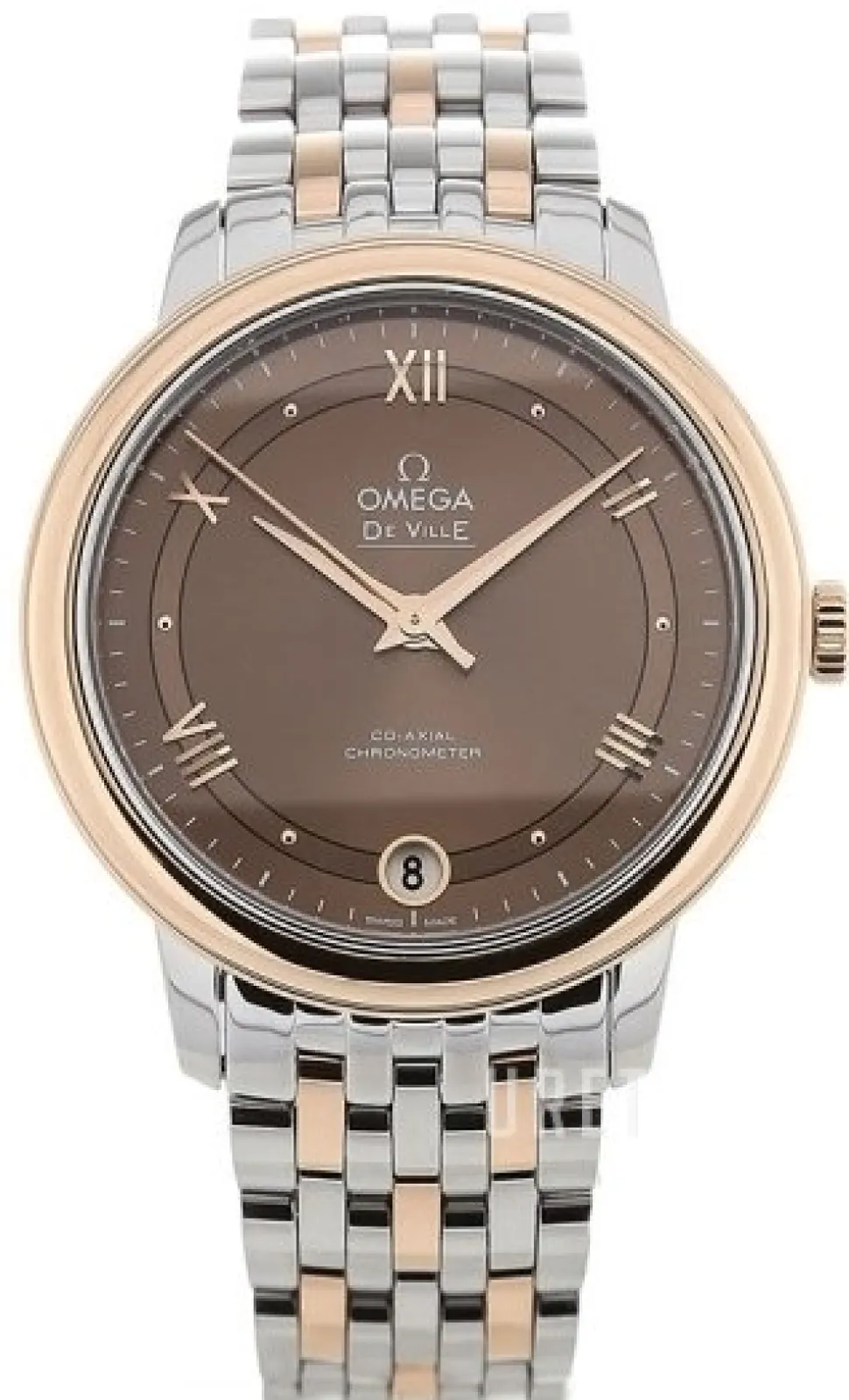 De Ville Prestige Co-Axial 32.7mm Brun/18 karat roséguld Ø32.7 mm