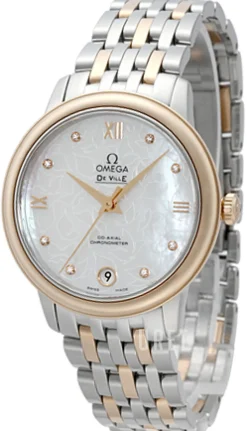 De Ville Prestige Co-Axial 32.7mm Vit/Stål Ø32.7 mm