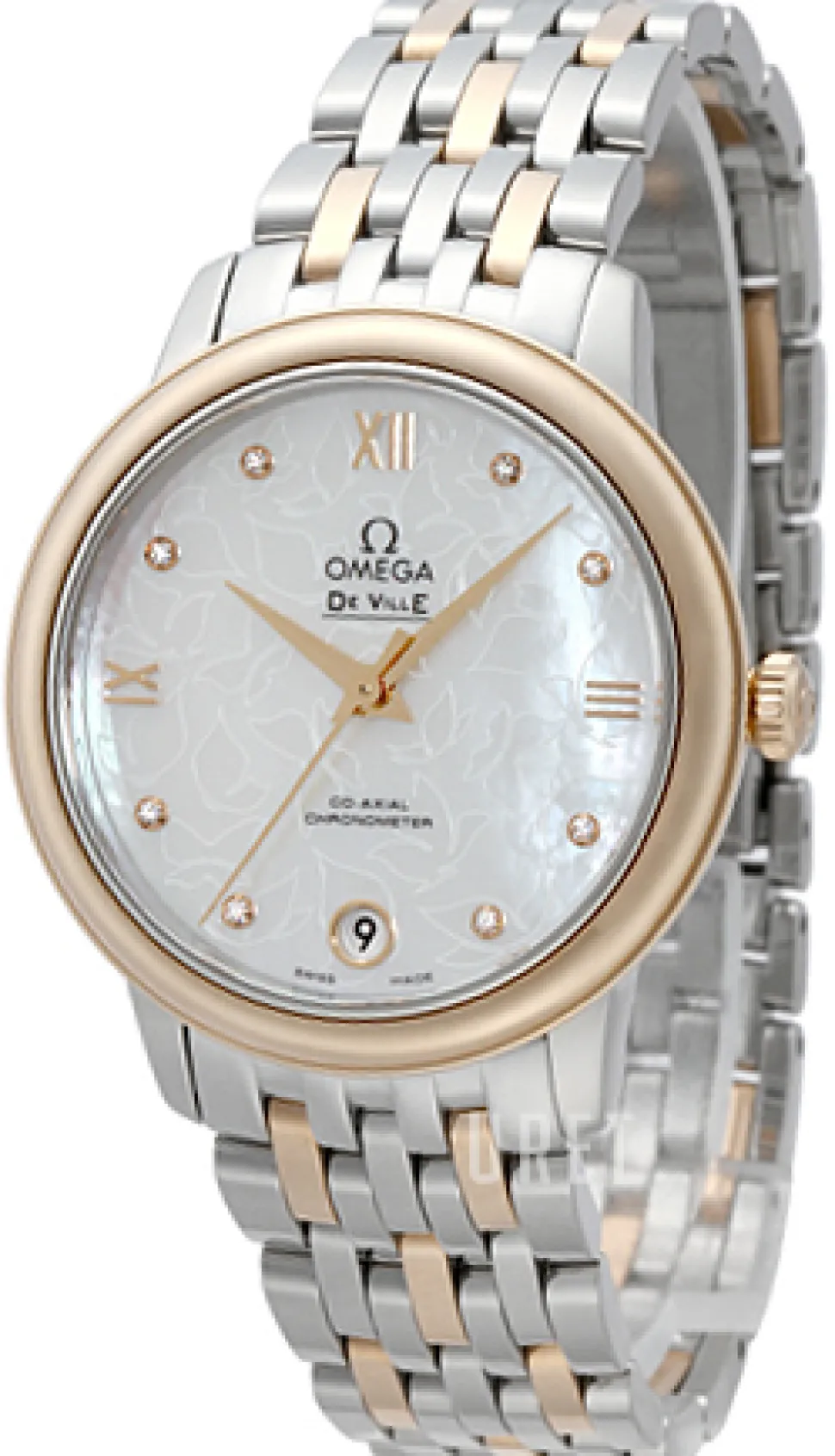 De Ville Prestige Co-Axial 32.7mm Vit/Stål Ø32.7 mm