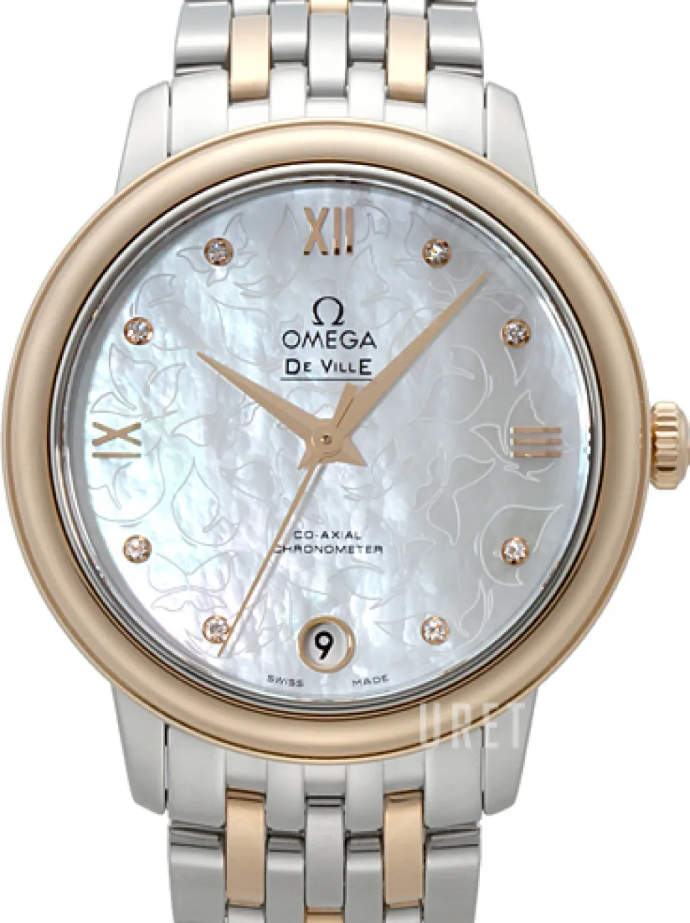 De Ville Prestige Co-Axial 32.7mm Vit/Stål Ø32.7 mm