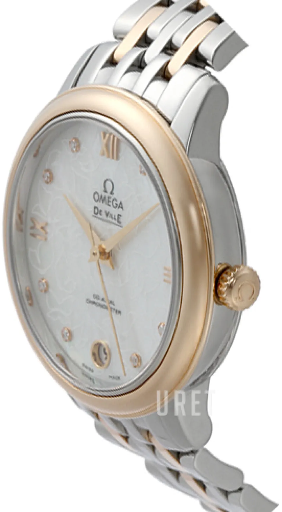 De Ville Prestige Co-Axial 32.7mm Vit/Stål Ø32.7 mm