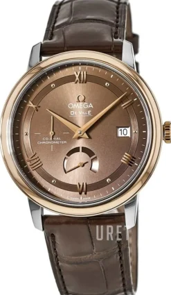 De Ville Prestige Co-Axial Power Reserve 39.5mm Brun/Läder Ø39.5 mm